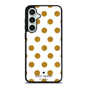KATE SPADE NEW YORK LOGO GOLDEN POLKADOTS Samsung Galaxy S23 FE Case Cover KATE SPADE NEW YORK LOGO GOLDEN POLKADOTS Samsung Galaxy S23 FE Case Cover