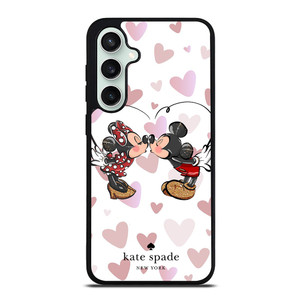 KATE SPADE NEW YORK LOGO MICKEY MINNEY MOUSE DISNEY KISS Samsung Galaxy S23 FE Case Cover