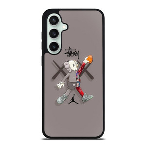 KAWS AIR JORDAN STUSSY Samsung Galaxy S23 FE Case Cover KAWS AIR JORDAN STUSSY Samsung Galaxy S23 FE Case Cover