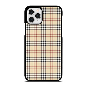 CREAM TARTAN PATTERN iPhone 11 Pro Case Cover