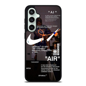 OFF-WHITE NIKE AIR JORDAN MICHAEL Samsung Galaxy S23 FE Case Cover OFF-WHITE NIKE AIR JORDAN MICHAEL Samsung Galaxy S23 FE Case Cover