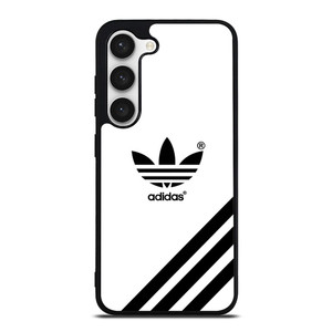 ADIDAS LOGO WHITE CLASSIC STRIPES Samsung Galaxy S23 Case Cover ADIDAS LOGO WHITE CLASSIC STRIPES Samsung Galaxy S23 Case Cover
