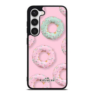 COACH NEW YORK LOGO DONUTS ICON Samsung Galaxy S23 Case Cover
