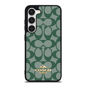 COACH NEW YORK LOGO GREEN ICONS Samsung Galaxy S23 Case Cover