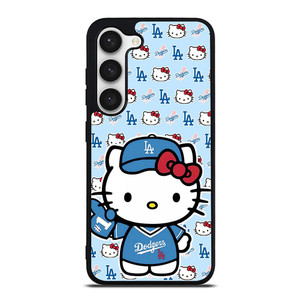 HELLO KITTY LA DODGERS LOS ANGELES BASEBALL Samsung Galaxy S23 Case Cover