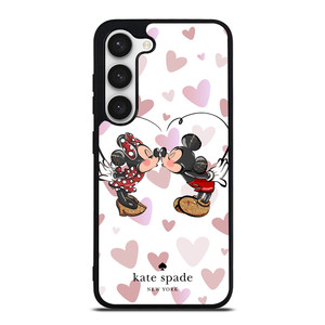 KATE SPADE NEW YORK LOGO MICKEY MINNEY MOUSE DISNEY KISS Samsung Galaxy S23 Case Cover
