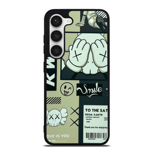 KAWS SMILE Samsung Galaxy S23 Case Cover KAWS SMILE Samsung Galaxy S23 Case Cover