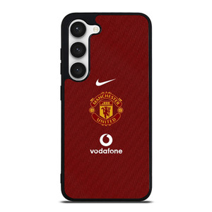 MANCHESTER UNITED FC LOGO FOOTBALL VODAFONE JERSEY Samsung Galaxy S23 Case Cover