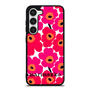 MARIMEKKO UNIKO RED FLOWER Samsung Galaxy S23 Case Cover MARIMEKKO UNIKO RED FLOWER Samsung Galaxy S23 Case Cover
