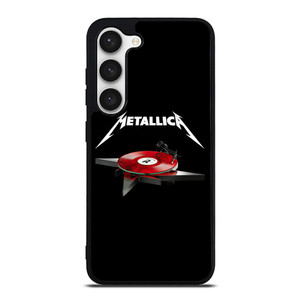 METALLICA BAND LOGO TURNTABLE Samsung Galaxy S23 Case Cover METALLICA BAND LOGO TURNTABLE Samsung Galaxy S23 Case Cover