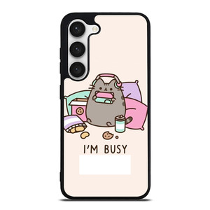 PUSHEEN CAT I'M BUSY Samsung Galaxy S23 Case Cover PUSHEEN CAT I'M BUSY Samsung Galaxy S23 Case Cover