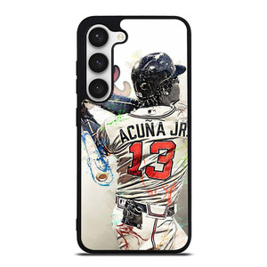 RONALD ACUNA JR 13 ATLANTA BRAVES Samsung Galaxy S23 Case Cover RONALD ACUNA JR 13 ATLANTA BRAVES Samsung Galaxy S23 Case Cover