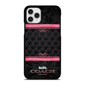 COACH NEW YORK PINK BLACK iPhone 11 Pro Case Cover