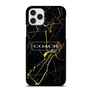 COACH NEW YORK GOLD MARBLE iPhone 11 Pro Case Cover