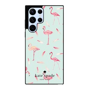 KATE SPADE NEW YORK LOGO FLAMINGOS Samsung Galaxy S22 Ultra Case Cover