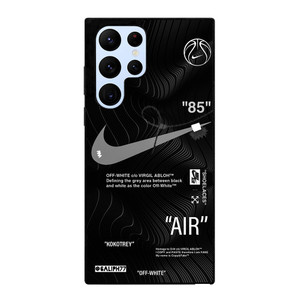 OFF-WHITE NIKE AIR JORDAN BLACK Samsung Galaxy S22 Ultra Case Cover