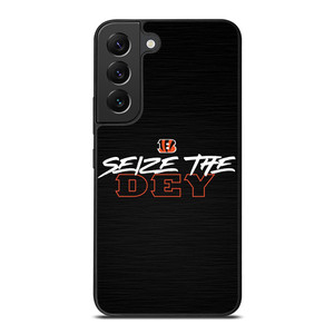 CINCINNATI BENGALS LOGO FOOTBALL TEAM SEIZE THE DEY Samsung Galaxy S22 Plus Case Cover