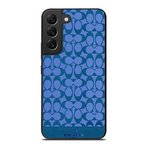 COACH NEW YORK LOGO PATTERN BLUE EMBLEM Samsung Galaxy S22 Plus Case Cover