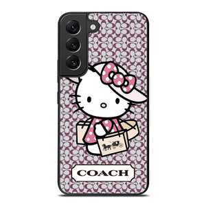 HELLO KITTY X COACH NEW YORK LOGO Samsung Galaxy S22 Plus Case Cover