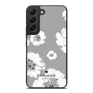 KATE SPADE NEW YORK LOGO FLORAL GRAY Samsung Galaxy S22 Plus Case Cover