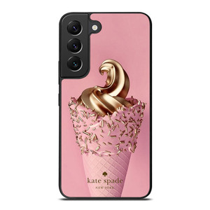 KATE SPADE NEW YORK LOGO GOLDEN ICE CREAM Samsung Galaxy S22 Plus Case Cover