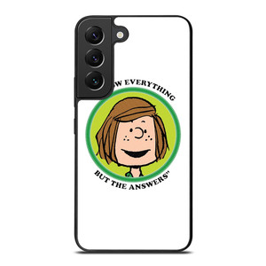 PEPPERMINT PATTY THE PEANUTS Samsung Galaxy S22 Plus Case Cover