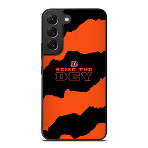 SEIZE THE DEY CINCINNATI BENGALS LOGO FOOTBALL TEAM Samsung Galaxy S22 Plus Case Cover
