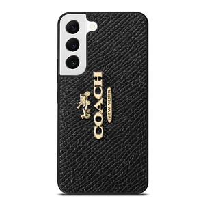 COACH NEW YORK LOGO ON BLACK WALLET Samsung Galaxy S22 Case Cover