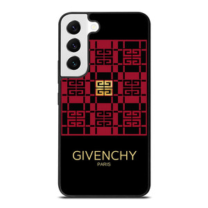 GIVENCHY PARIS LOGO RED GOLD Samsung Galaxy S22 Case Cover