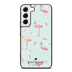 KATE SPADE NEW YORK LOGO FLAMINGOS Samsung Galaxy S22 Case Cover