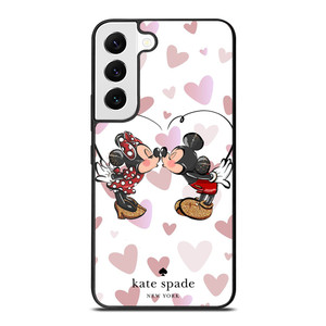 KATE SPADE NEW YORK LOGO MICKEY MINNEY MOUSE DISNEY KISS Samsung Galaxy S22 Case Cover