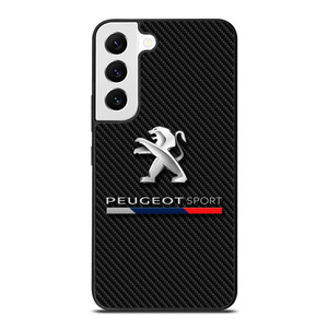 PEUGEOT SPORT CAR CARBON LOGO Samsung Galaxy S22 Case Cover