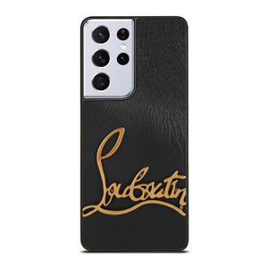 CHRISTIAN LOUBOUTIN LOGO LEATHER Samsung Galaxy S21 Ultra Case Cover