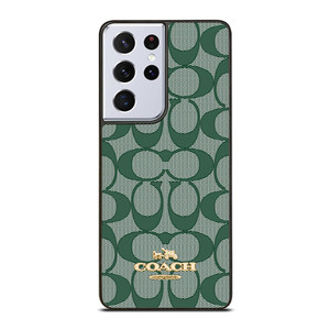 COACH NEW YORK LOGO GREEN ICONS Samsung Galaxy S21 Ultra Case Cover COACH NEW YORK LOGO GREEN ICONS Samsung Galaxy S21 Ultra Case Cover
