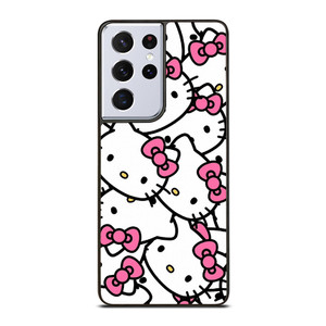 HELLO KITTY FACE COLLAGE Samsung Galaxy S21 Ultra Case Cover
