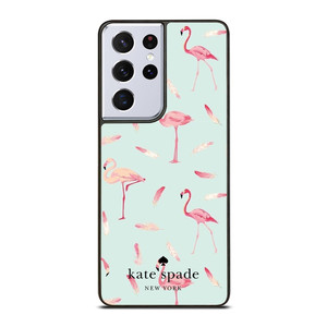 KATE SPADE NEW YORK LOGO FLAMINGOS Samsung Galaxy S21 Ultra Case Cover KATE SPADE NEW YORK LOGO FLAMINGOS Samsung Galaxy S21 Ultra Case Cover