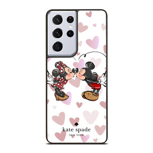 KATE SPADE NEW YORK LOGO MICKEY MINNEY MOUSE DISNEY KISS Samsung Galaxy S21 Ultra Case Cover