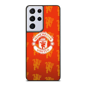 MANCHESTER UNITED FC LOGO RED DEVILS Samsung Galaxy S21 Ultra Case Cover