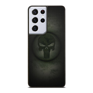 PUNISHER LOGO METAL CARBON Samsung Galaxy S21 Ultra Case Cover PUNISHER LOGO METAL CARBON Samsung Galaxy S21 Ultra Case Cover