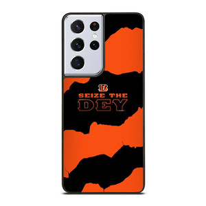 SEIZE THE DEY CINCINNATI BENGALS LOGO FOOTBALL TEAM Samsung Galaxy S21 Ultra Case Cover SEIZE THE DEY CINCINNATI BENGALS LOGO FOOTBALL TEAM Samsung Galaxy S21 Ultra Case Cover