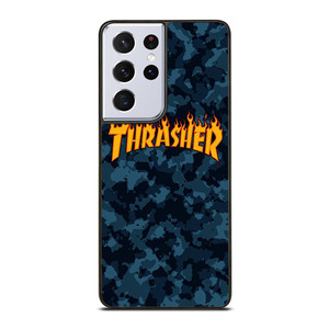 THRASHER SKATEBOARD CAMO BLUE Samsung Galaxy S21 Ultra Case Cover THRASHER SKATEBOARD CAMO BLUE Samsung Galaxy S21 Ultra Case Cover