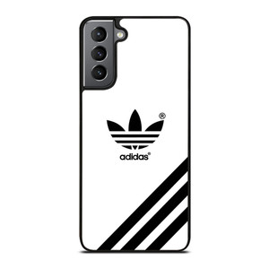 ADIDAS LOGO WHITE CLASSIC STRIPES Samsung Galaxy S21 Plus Case Cover ADIDAS LOGO WHITE CLASSIC STRIPES Samsung Galaxy S21 Plus Case Cover