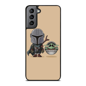 BABY YODA AND MANDALORIAN STAR WARS CUTE Samsung Galaxy S21 Plus Case Cover BABY YODA AND MANDALORIAN STAR WARS CUTE Samsung Galaxy S21 Plus Case Cover