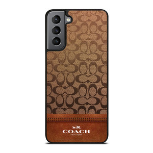 COACH NEW YORK ICON BROWN LOGO Samsung Galaxy S21 Plus Case Cover COACH NEW YORK ICON BROWN LOGO Samsung Galaxy S21 Plus Case Cover