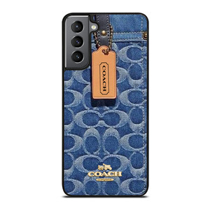 COACH NEW YORK LOGO JEANS BAG Samsung Galaxy S21 Plus Case Cover