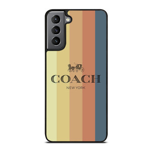 COACH NEW YORK LOGO STRIPES Samsung Galaxy S21 Plus Case Cover COACH NEW YORK LOGO STRIPES Samsung Galaxy S21 Plus Case Cover