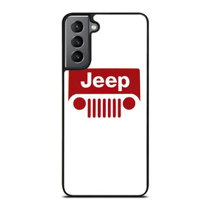 JEEP CAR LOGO RED Samsung Galaxy S21 Plus Case Cover JEEP CAR LOGO RED Samsung Galaxy S21 Plus Case Cover