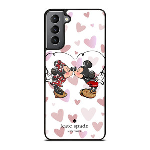KATE SPADE NEW YORK LOGO MICKEY MINNEY MOUSE DISNEY KISS Samsung Galaxy S21 Plus Case Cover