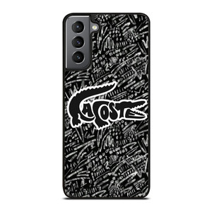 LACOSTE LOGO BLACK AND WHITE Samsung Galaxy S21 Plus Case Cover