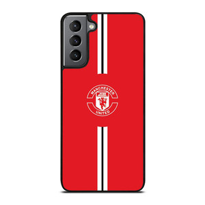 MANCHESTER UNITED FC LOGO FOOTBALL CLUB RED DEVILS ICON Samsung Galaxy S21 Plus Case Cover
